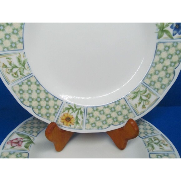 Noritake Homecraft 9233 Sonoma Trellis Set Of 3 Floral 8 1/2" Salad Plates GUC - Picture 2 of 8
